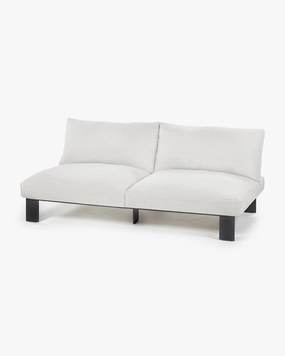 Bench two seater incl cushion outdoor white Outdoor Furniture cheap deals