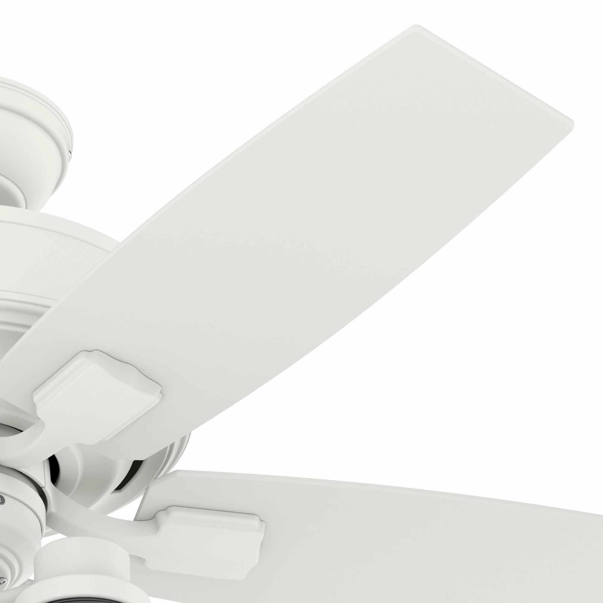 Bennett 44"Ceiling Fan Matte White Small Fans for less