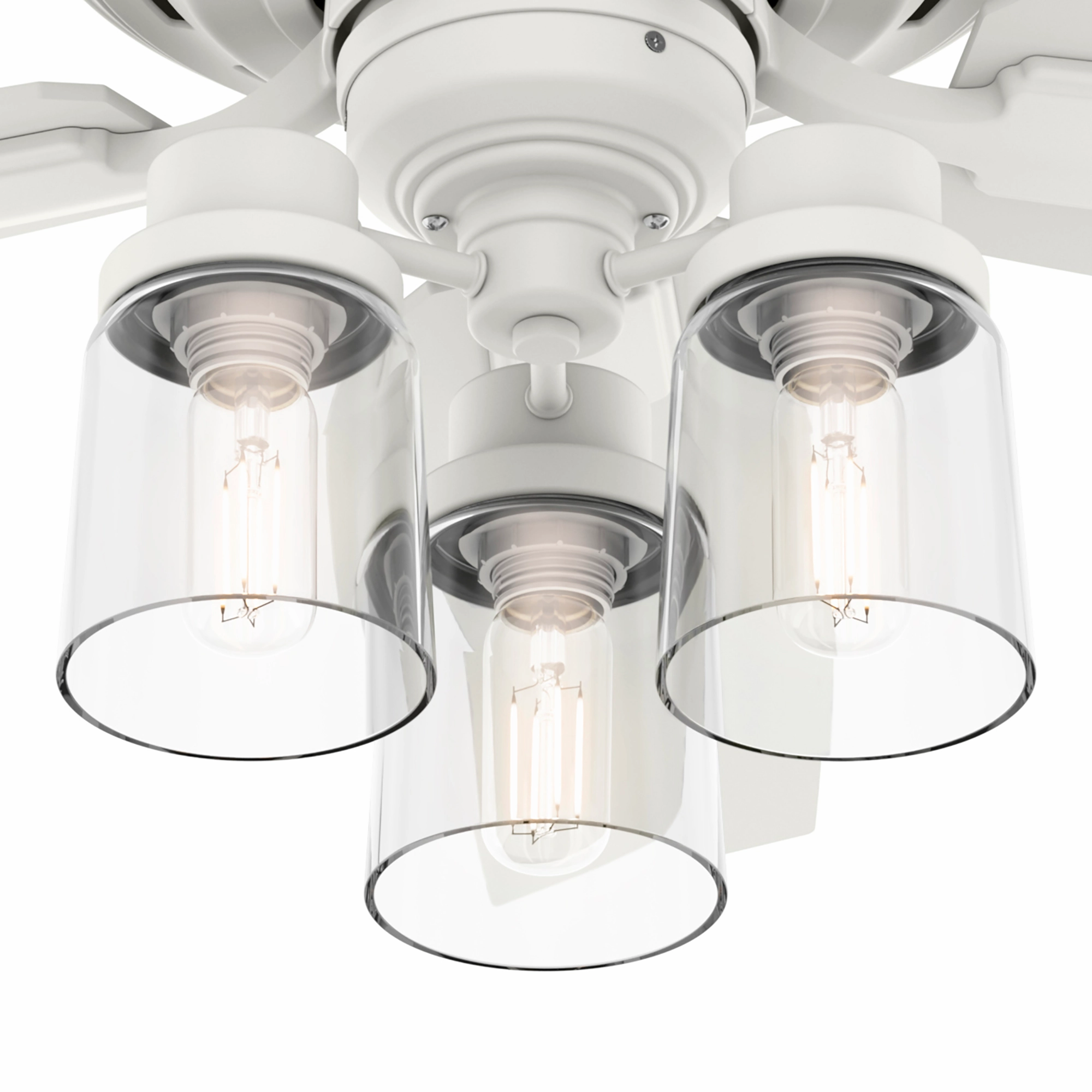 Bennett 44"Ceiling Fan Matte White Small Fans for less