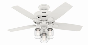 Bennett 44"Ceiling Fan Matte White Small Fans FANS clearance