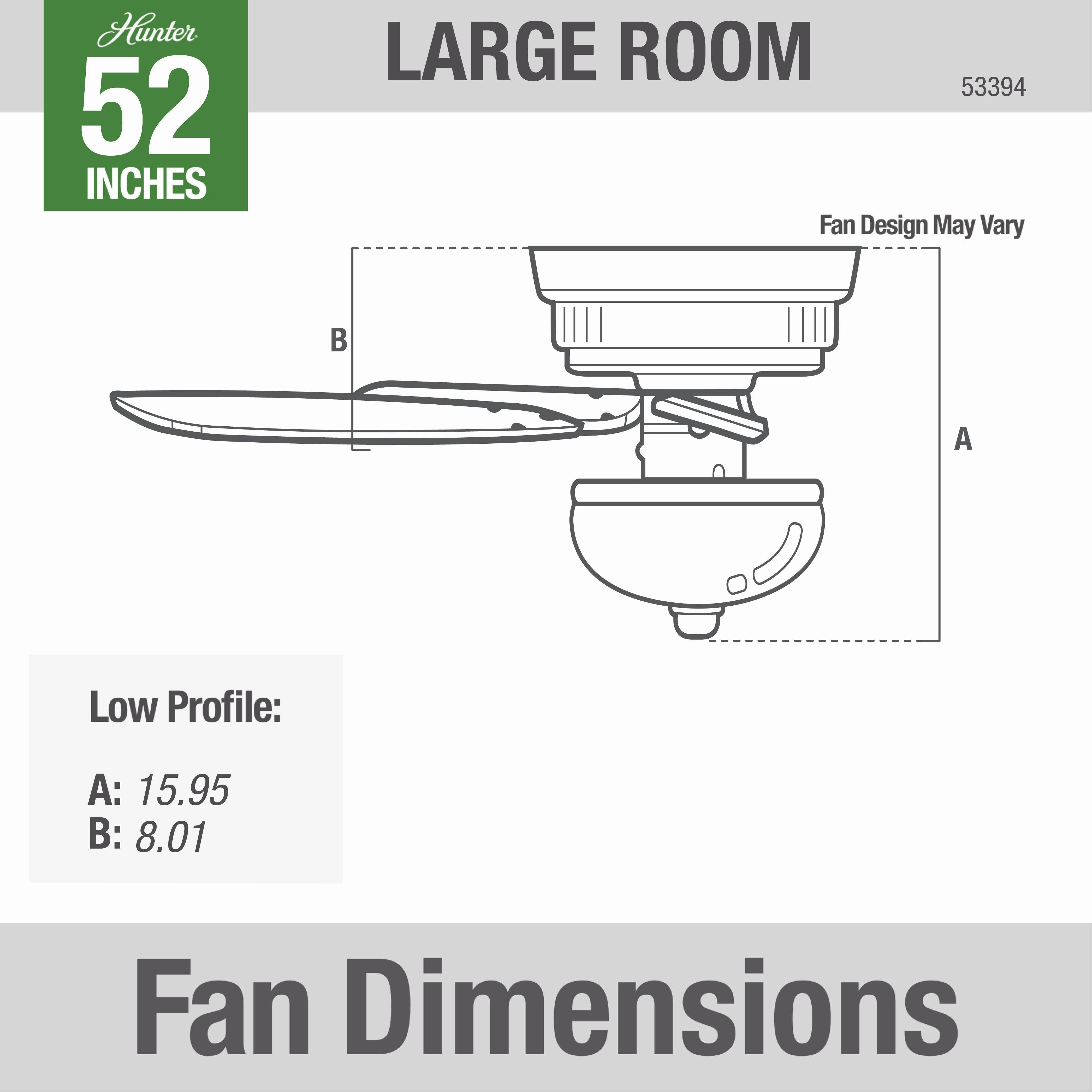 Bennett 52"Ceiling Fan Brushed Nickel Huggers Fans low price shop