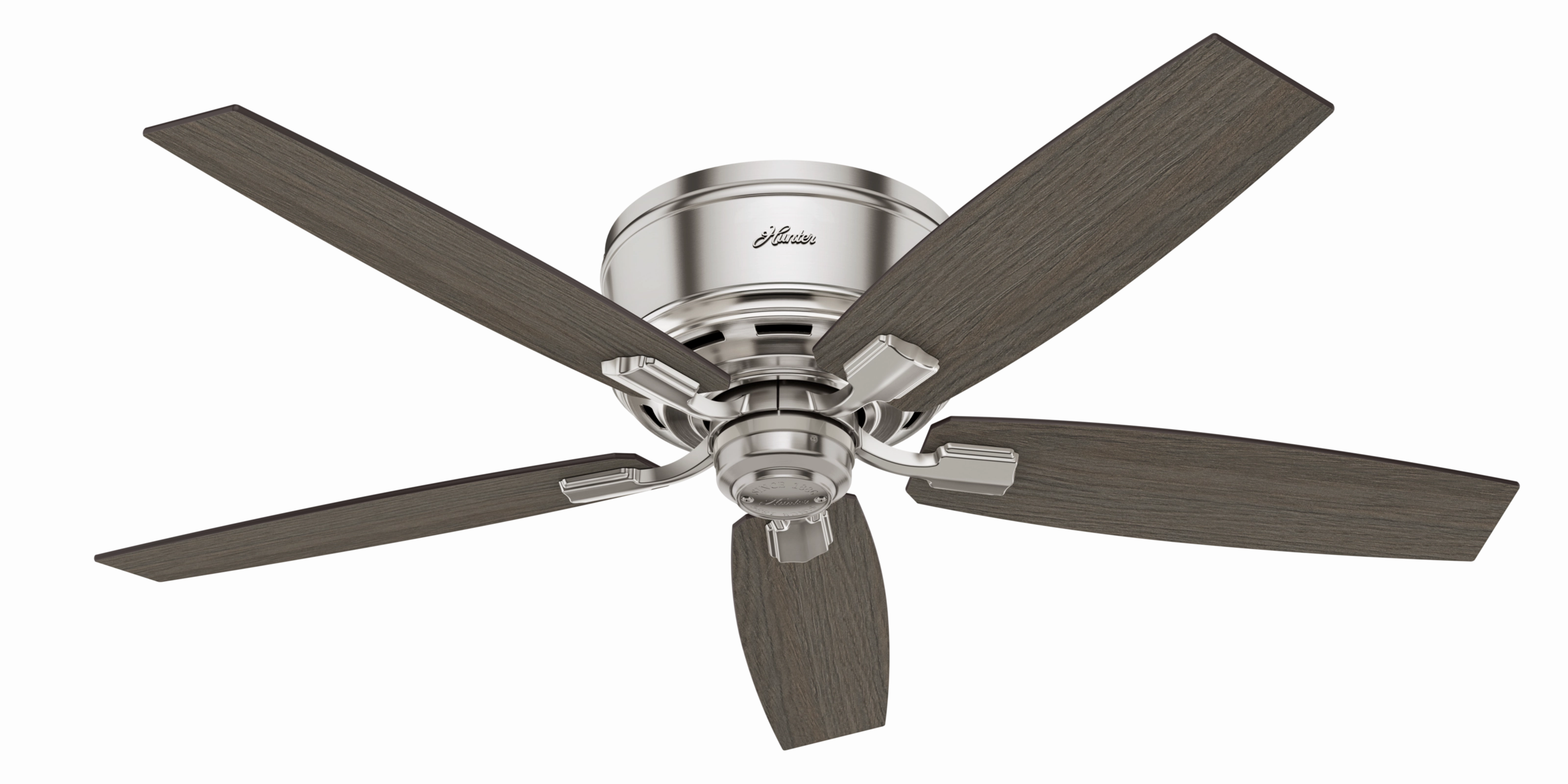 Bennett 52"Ceiling Fan Brushed Nickel Huggers Fans low price shop