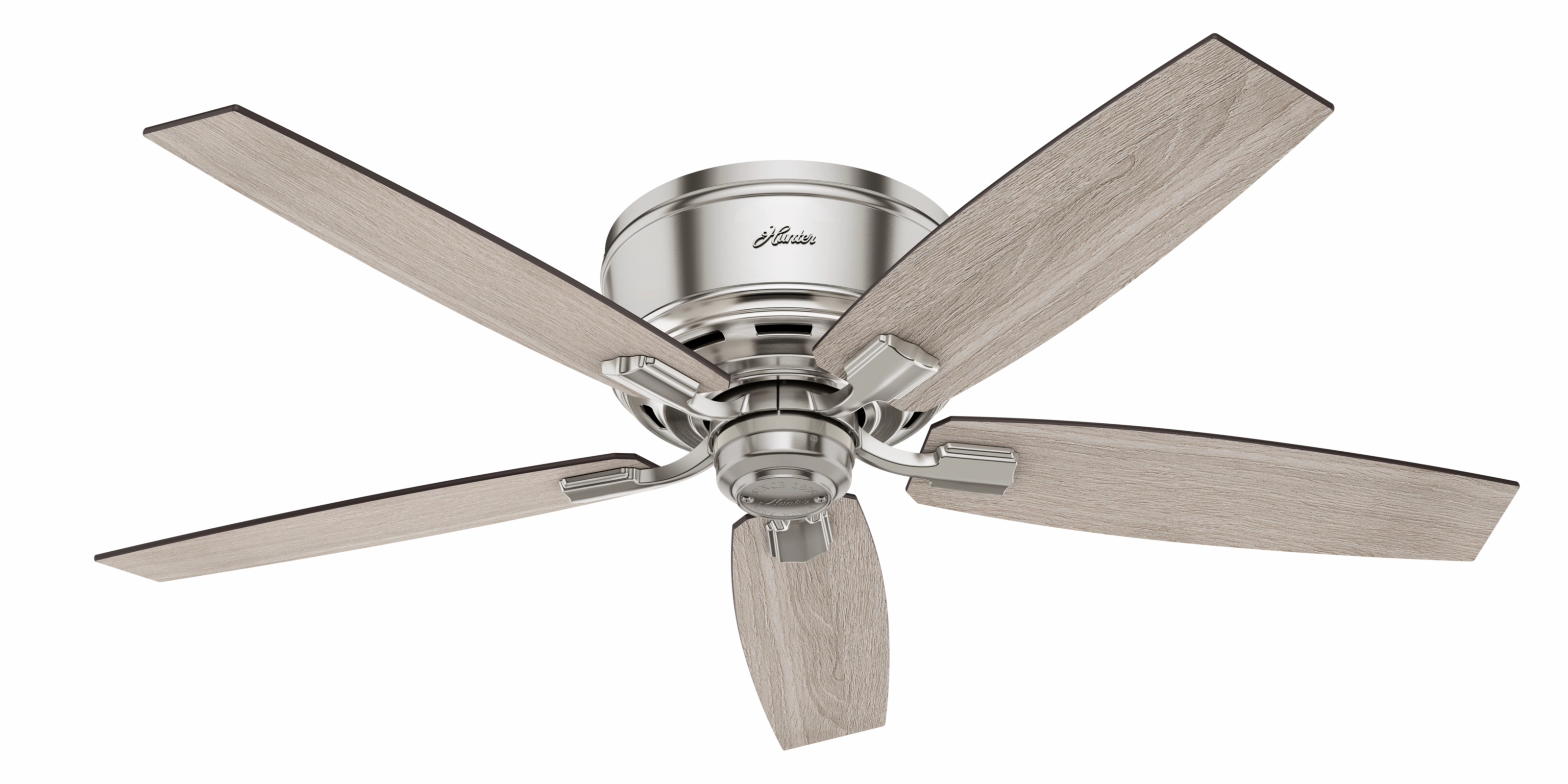 Bennett 52"Ceiling Fan Brushed Nickel Huggers Fans low price shop