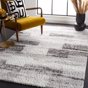 Berber Shag Machine Made Area Rug, Grey / Light Grey Contemporary Style Easy Care Area Rugs buy 1 get 1