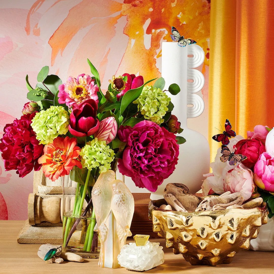 Beverly Peonies & Tulips Faux Florals Wreaths hot price