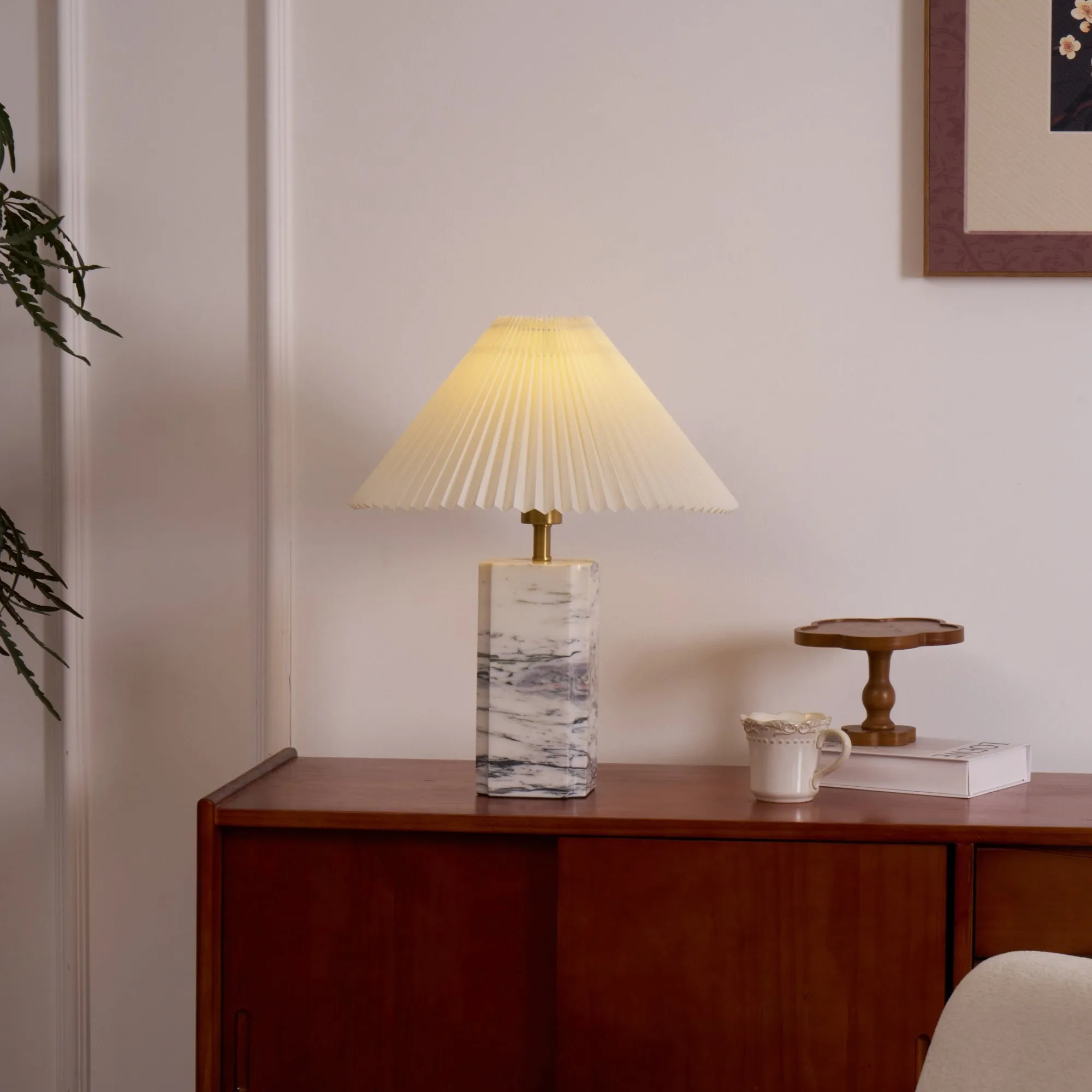 Bianca Marble Table Lamp