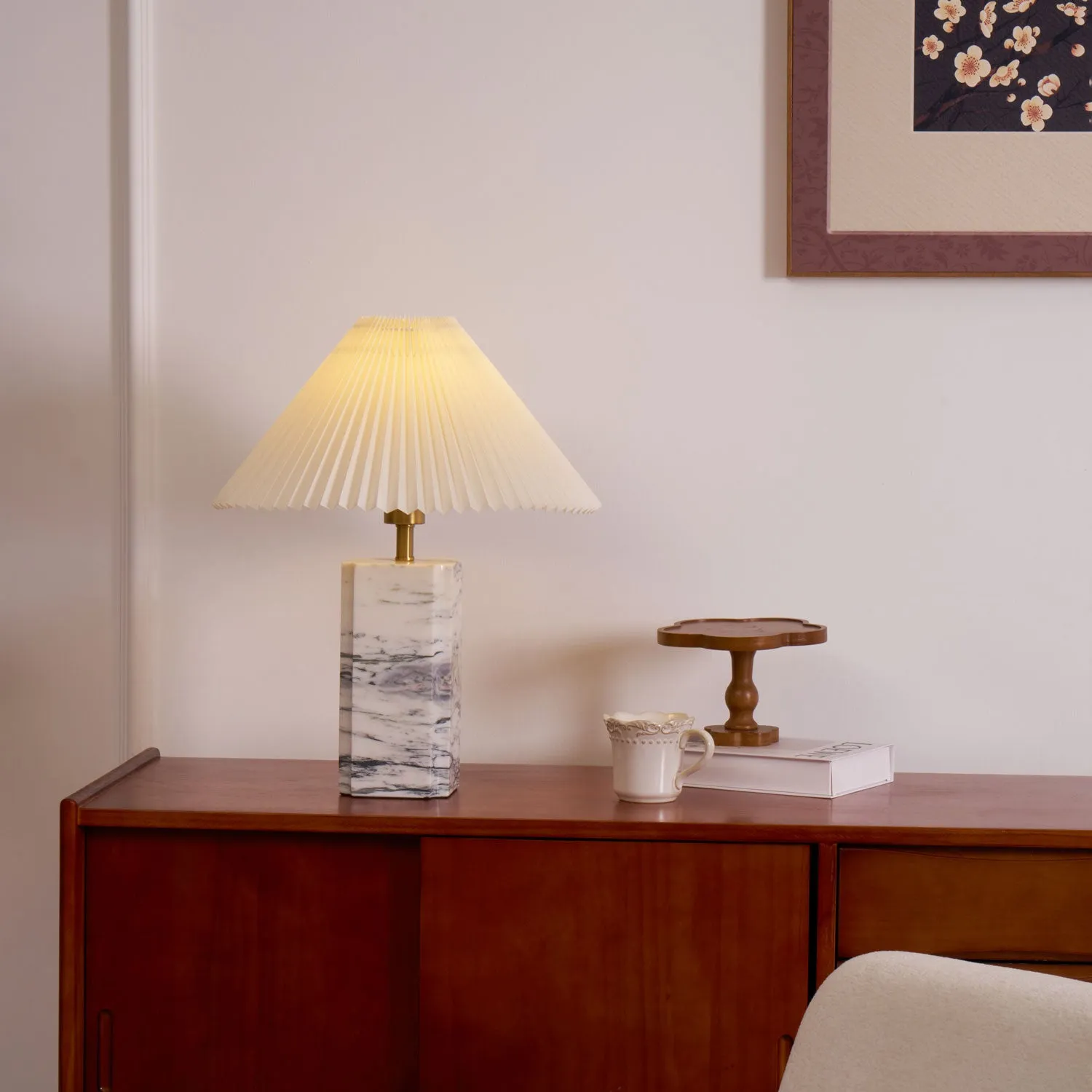 Bianca Marble Table Lamp