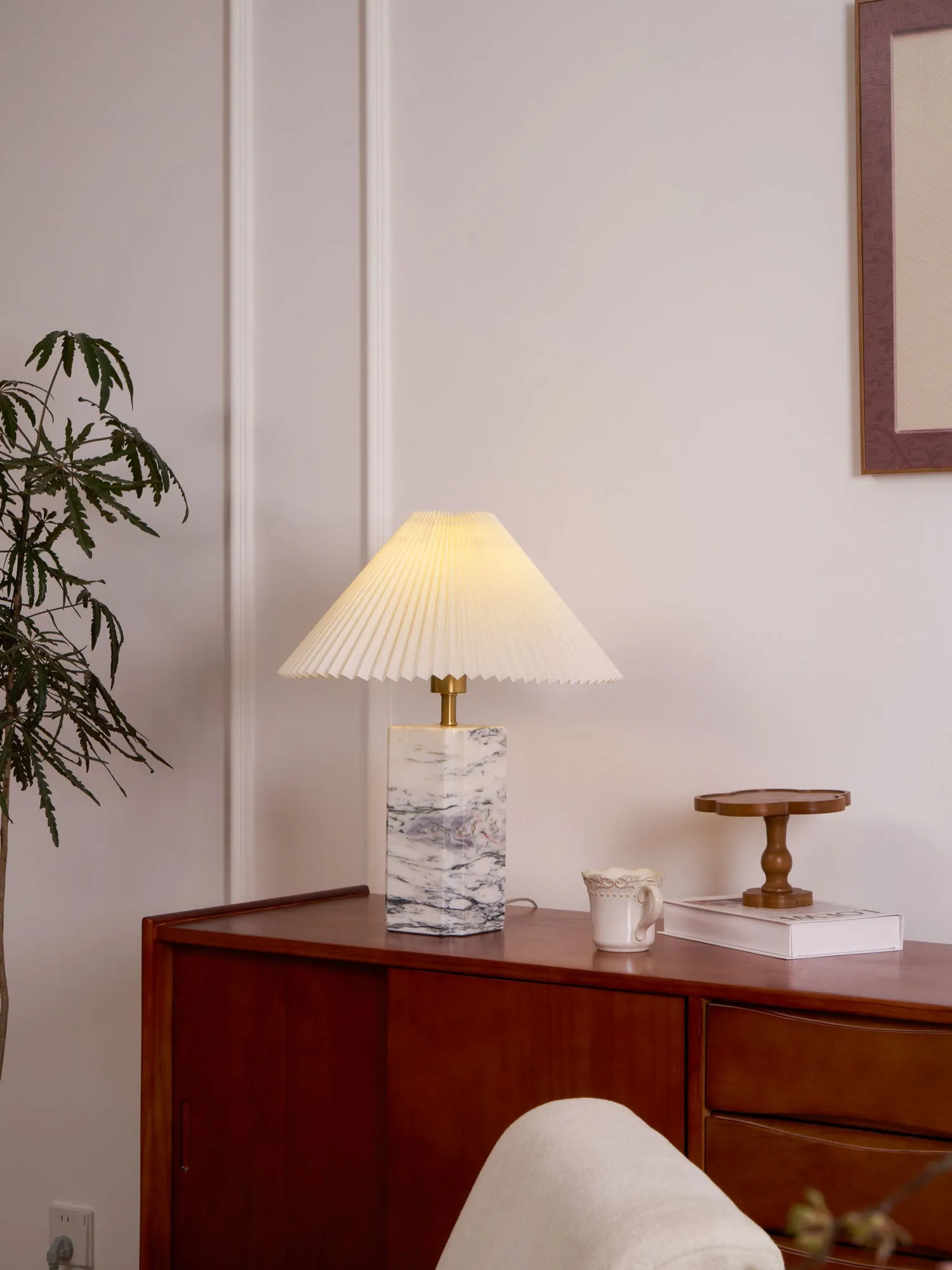 Bianca Marble Table Lamp
