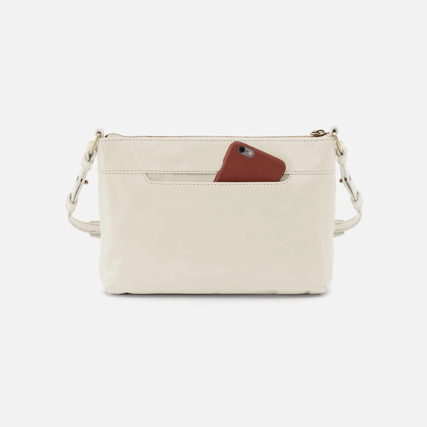 Billie Crossbody In Polished Leather - Lily