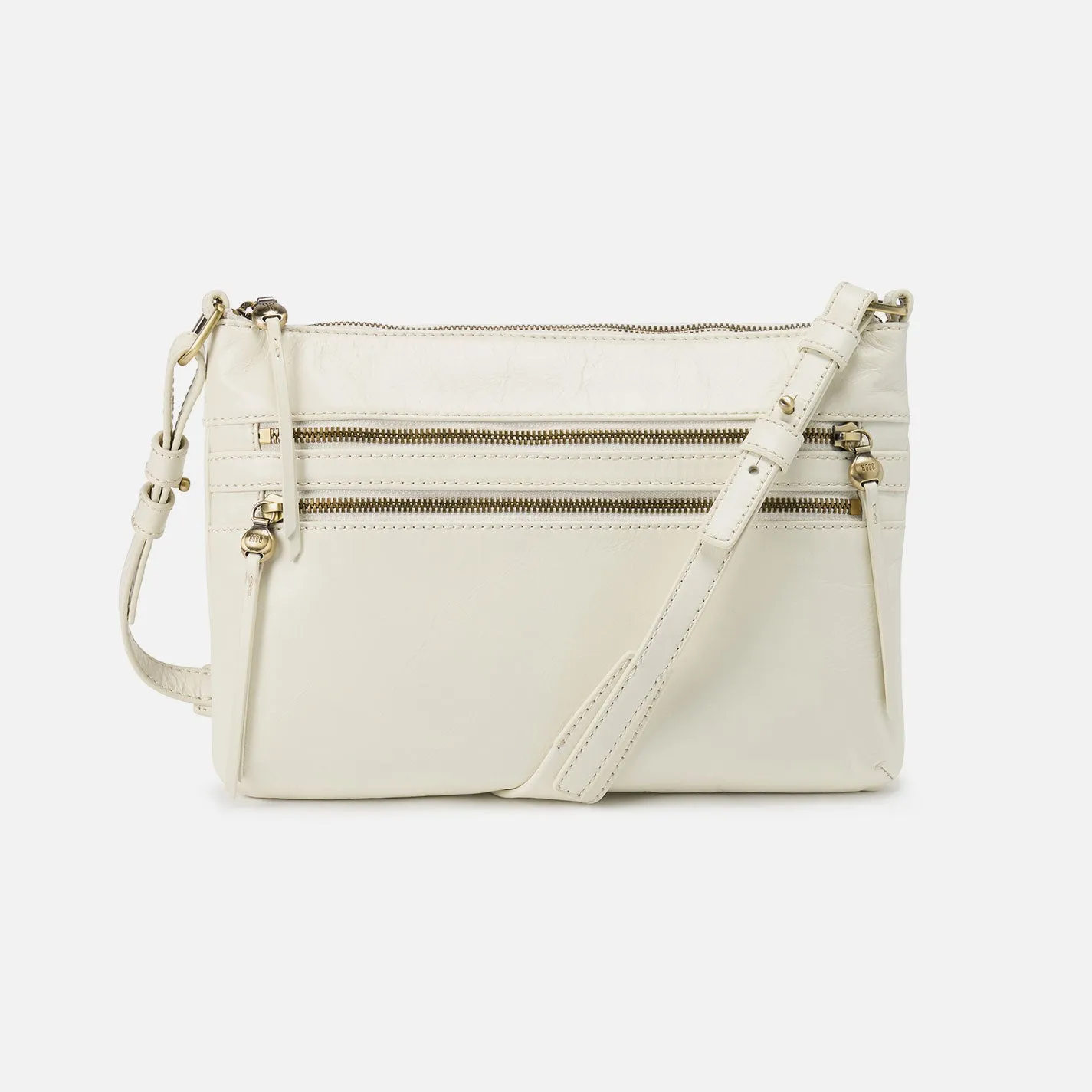 Billie Crossbody In Polished Leather - Lily