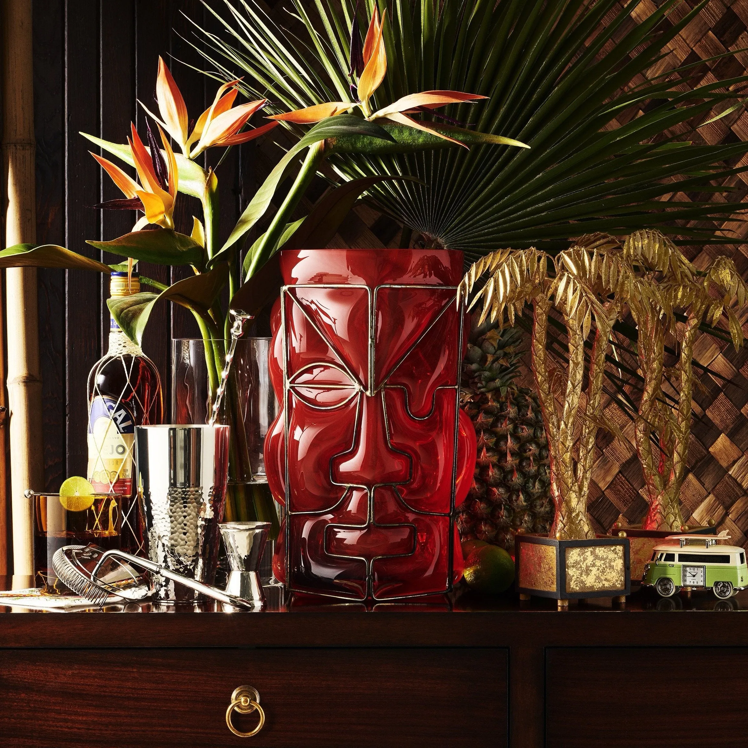 Birds-of-Paradise in Vase, Medium Faux Florals Wreaths hot price