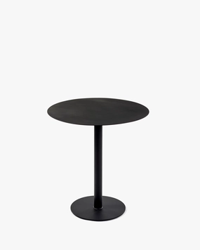 Bistro table 01 round black Outdoor Furniture cheap deals