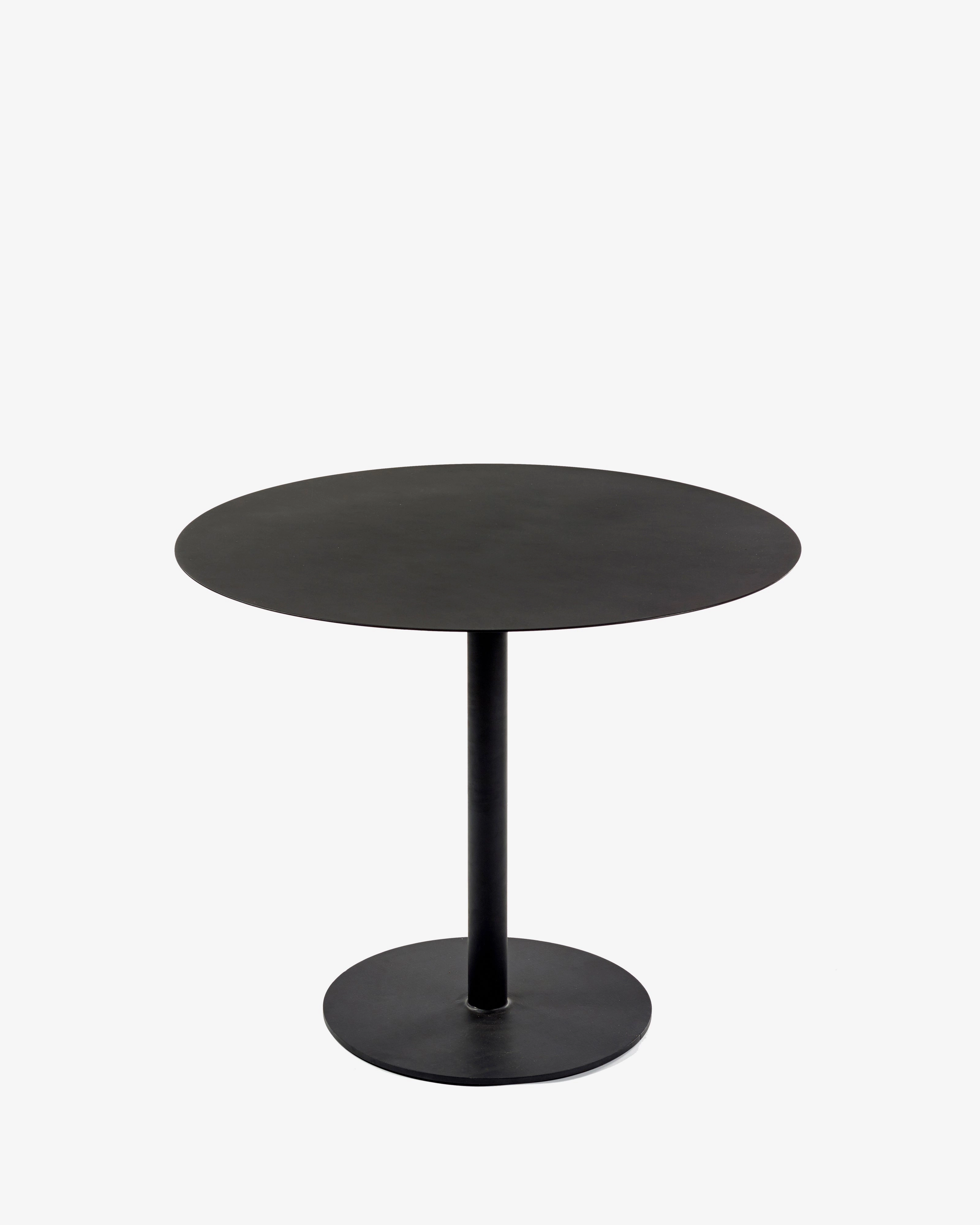Bistro table round black Outdoor Furniture cheap deals