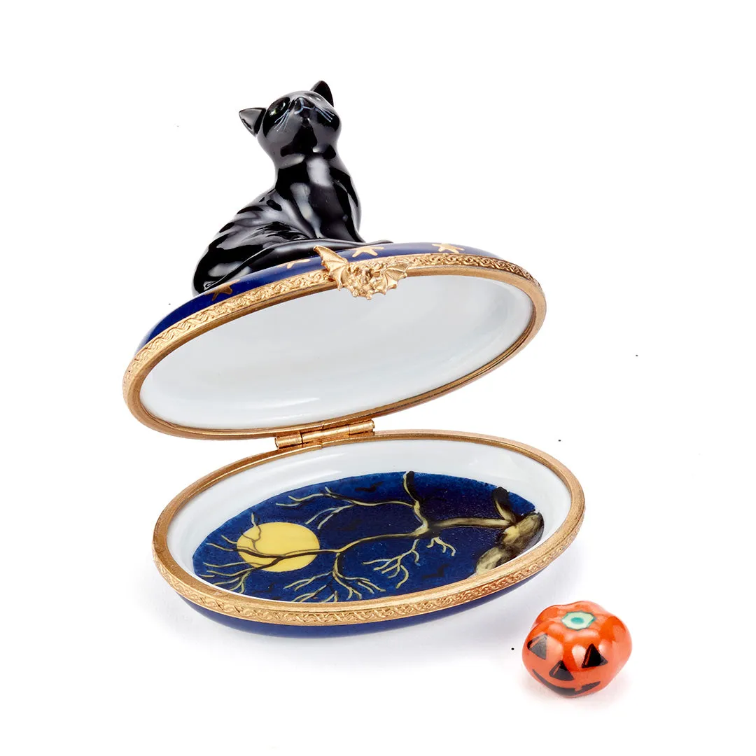Black Cat Limoges Limoges Boxes collectors shop