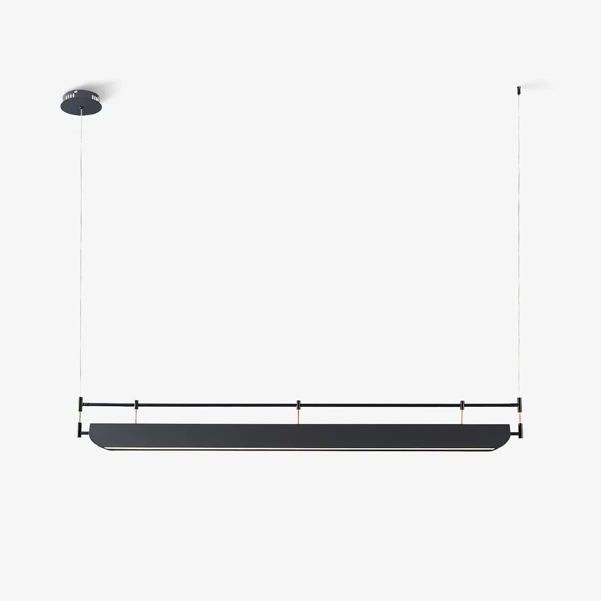 Black Roof LED Chandelier Living Room Lamps on sale