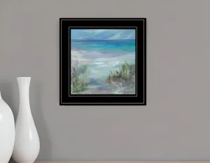 Blue Horizons 3 Black Framed Print Wall Art Cheap Wall Mirrors & Decor