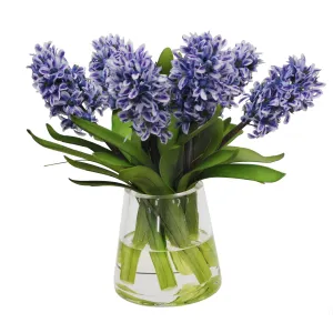 Blue Hyacinth Bouquet Artificial Flowers Spring Refresh