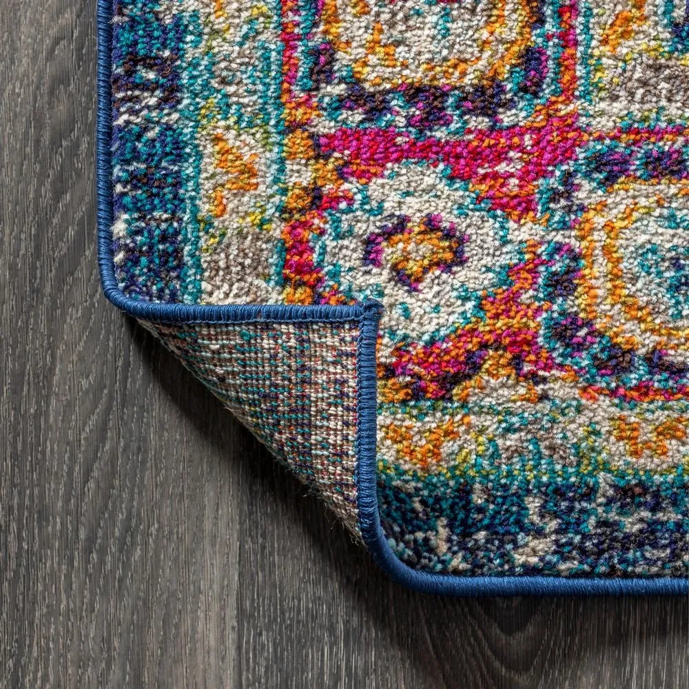 Bohemian FLAIR Boho Vintage Medallion Area Rug