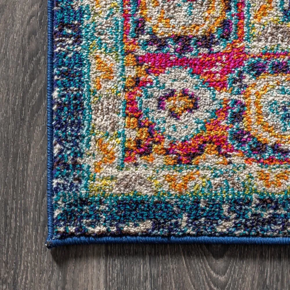 Bohemian FLAIR Boho Vintage Medallion Area Rug