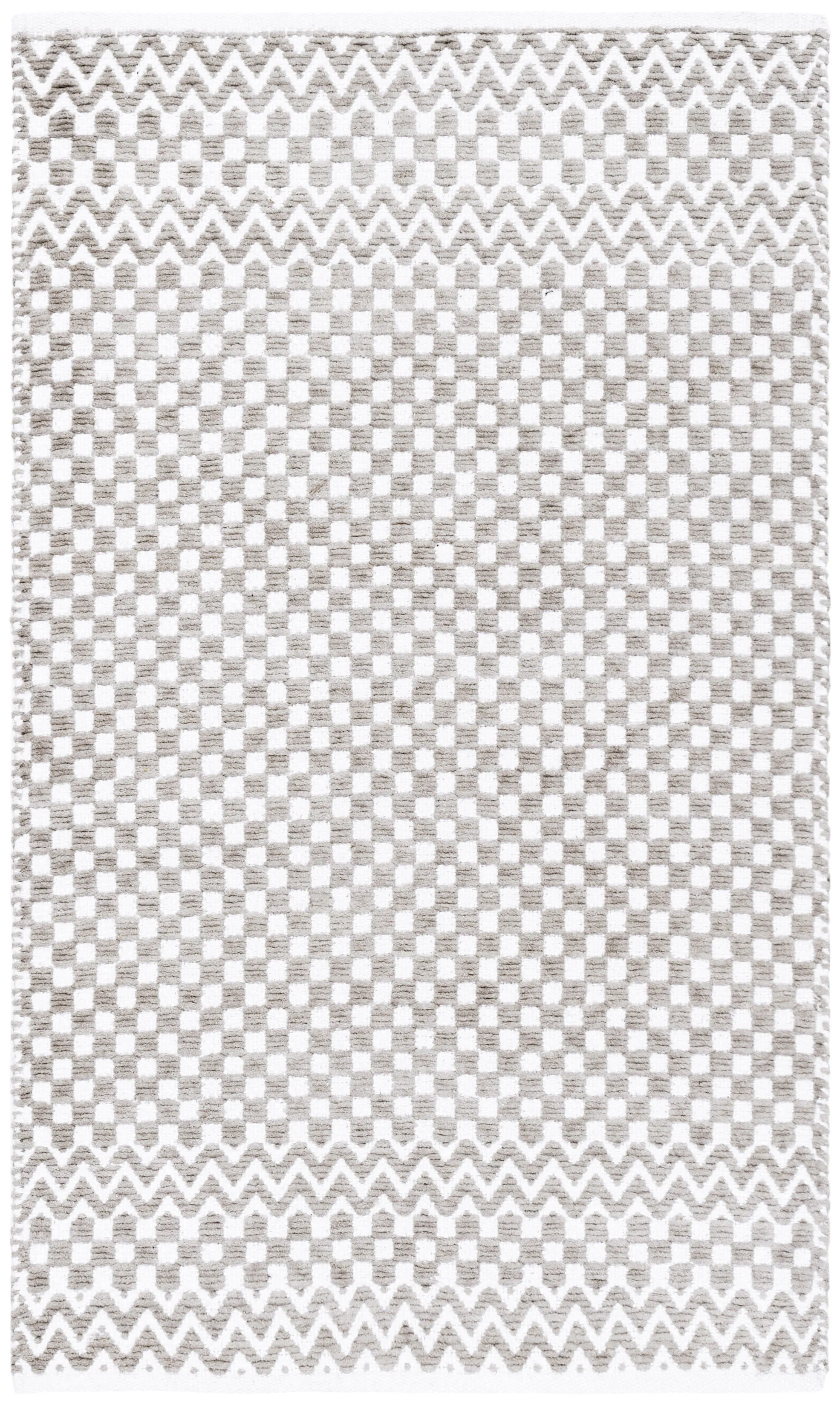 Boston Flat Weave Area Rug, Grey Contemporary Style Easy Care