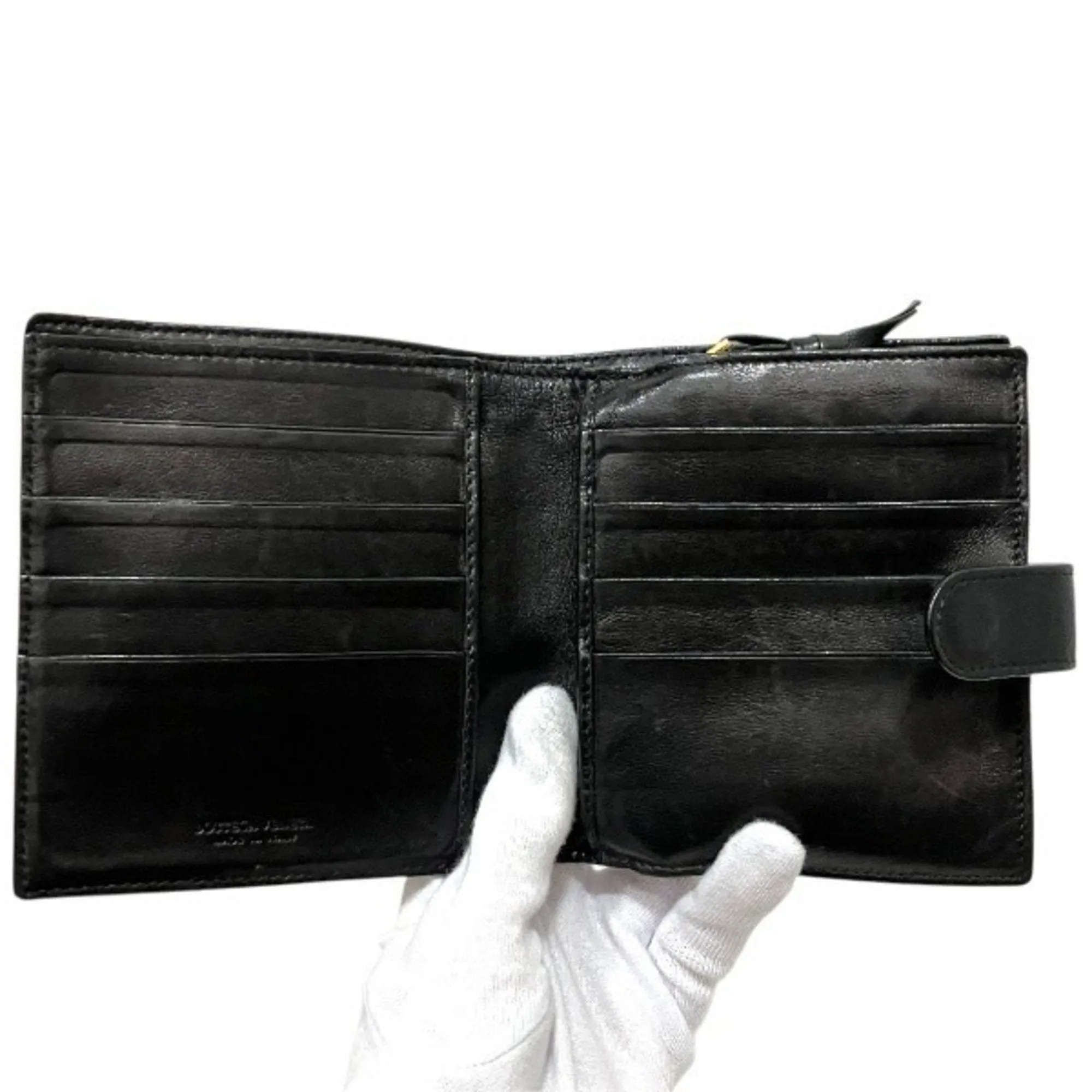 Bottega Veneta Intrecciato Leather Wallet (Bi-Fold) (Pre-Owned)