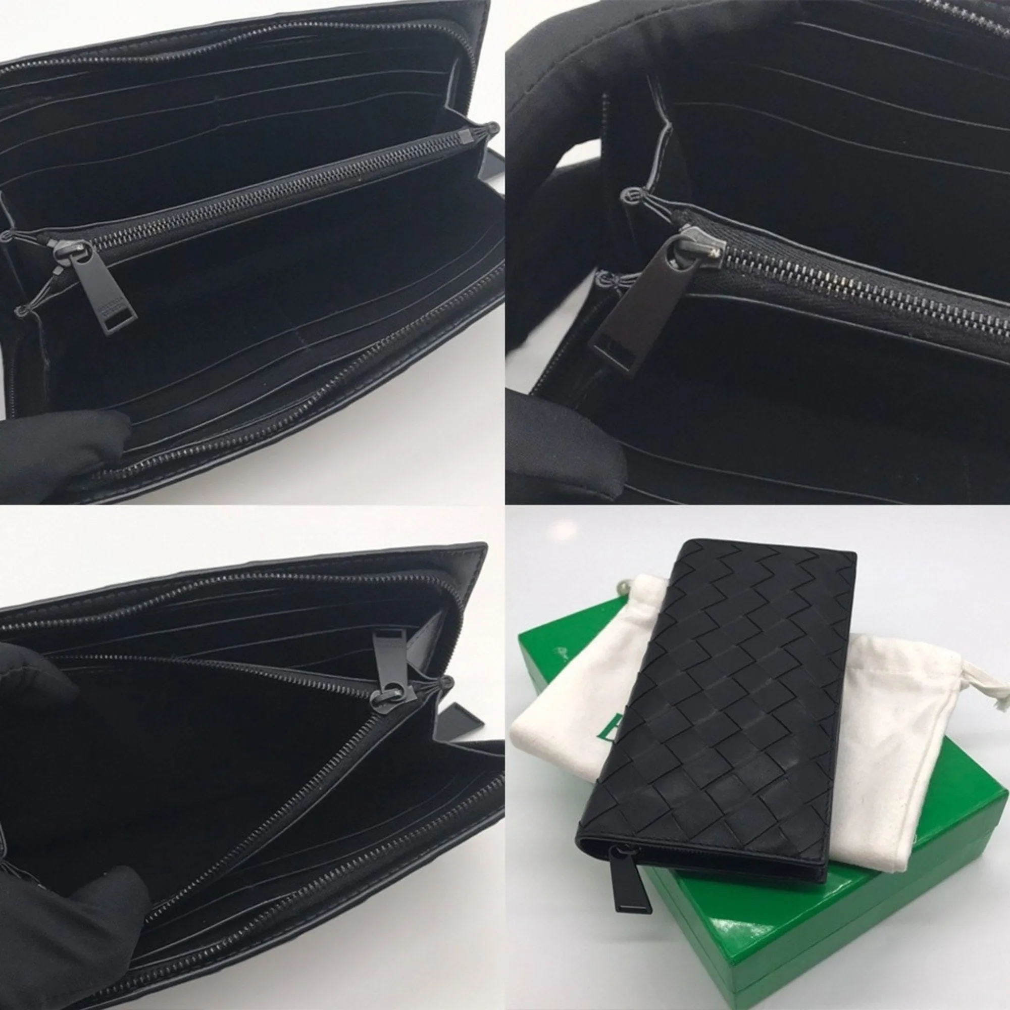 Bottega Veneta Intrecciato Long Wallet (Bi-Fold) (Pre-Owned)