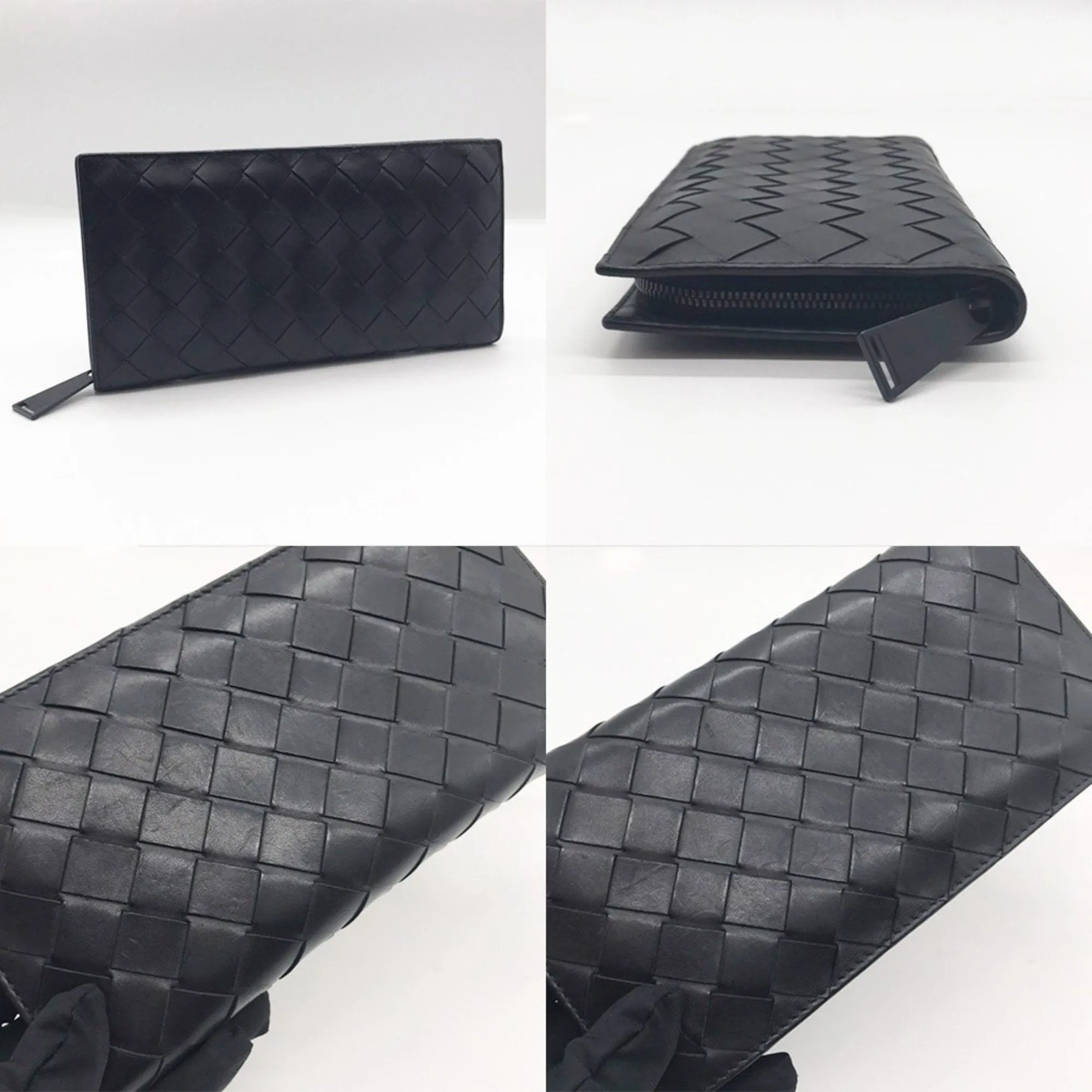 Bottega Veneta Intrecciato Long Wallet (Bi-Fold) (Pre-Owned)