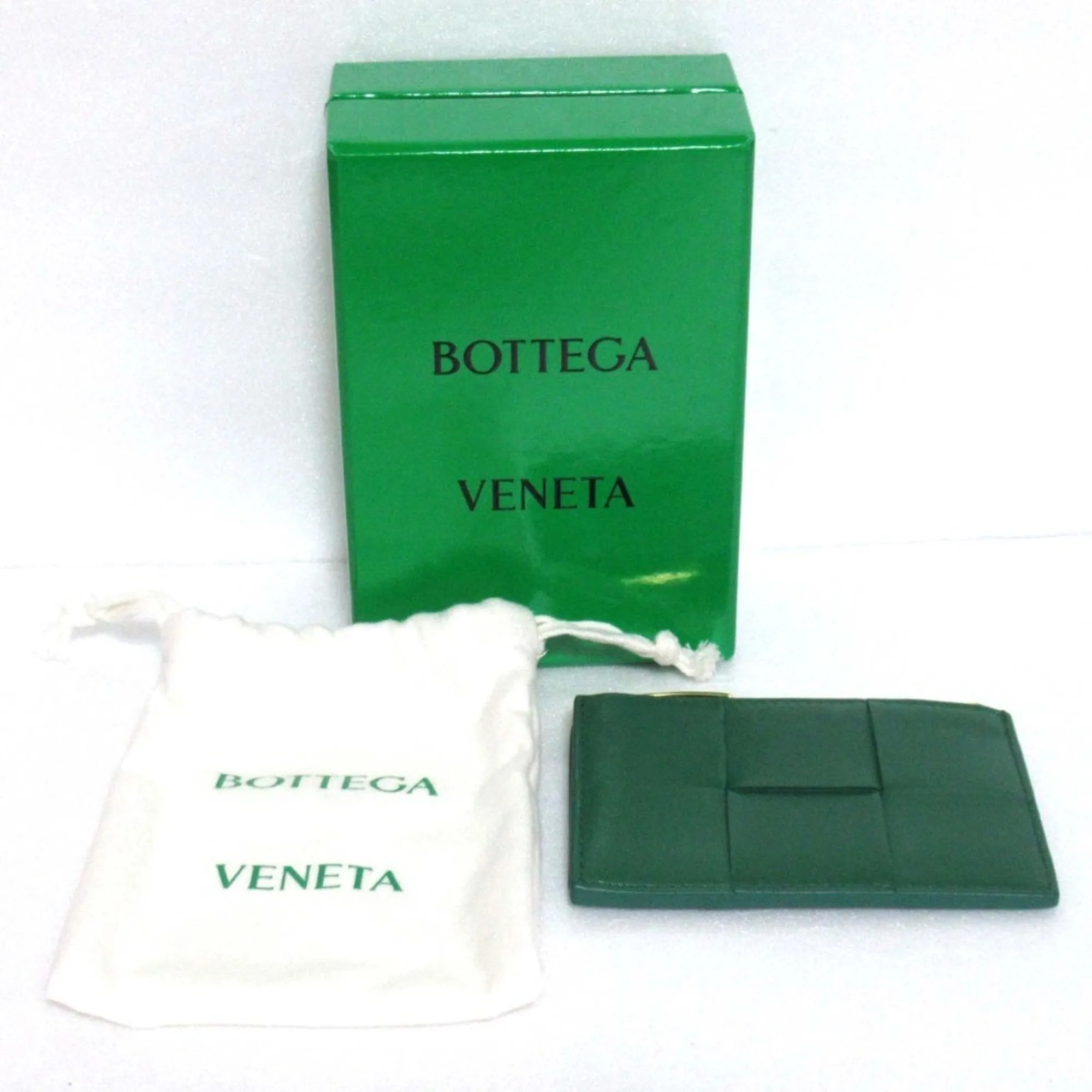 Bottega Veneta Leather Coin Purse/Coin Case (Pre-Owned)