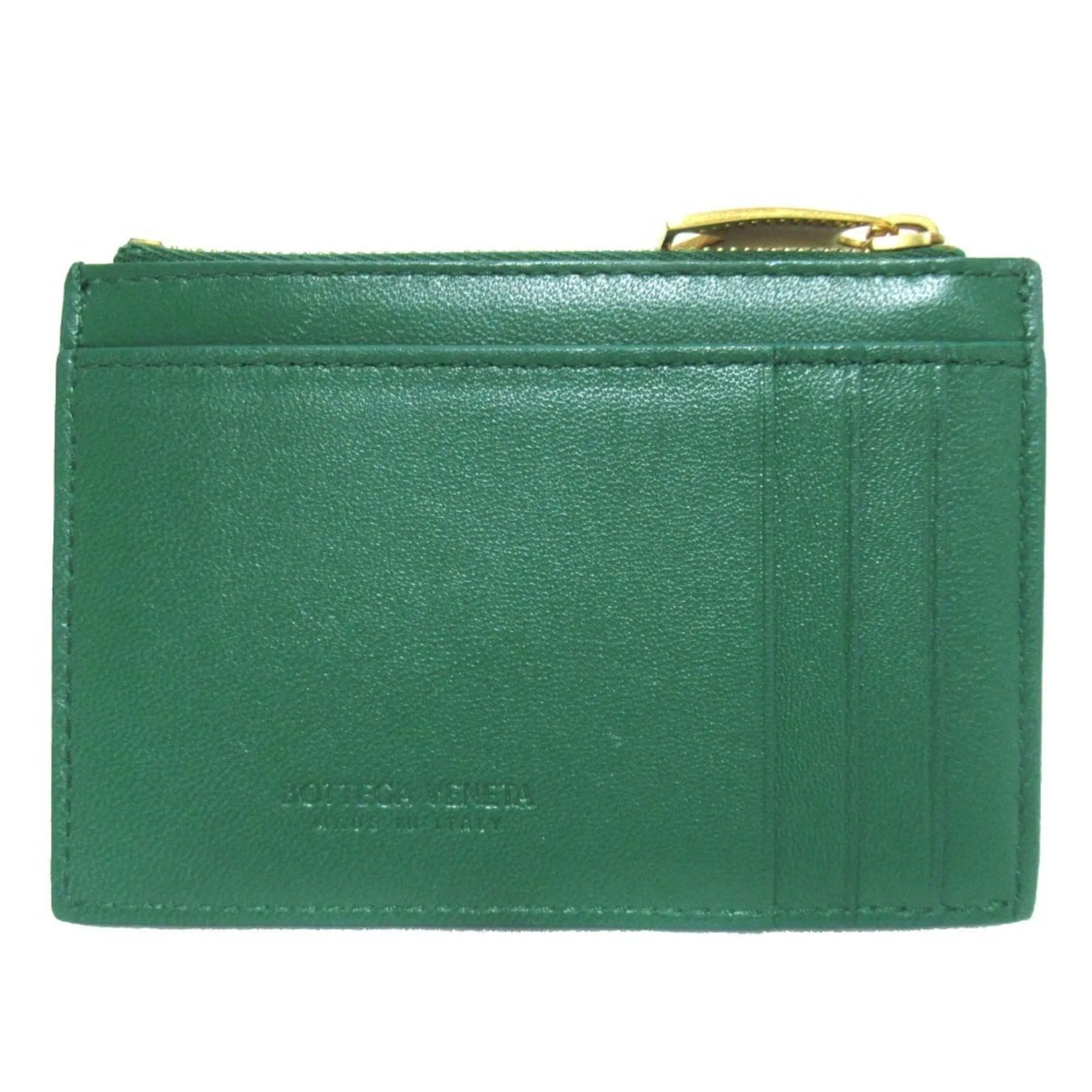 Bottega Veneta Leather Coin Purse/Coin Case (Pre-Owned)