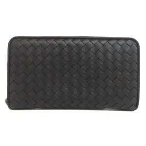 Bottega Veneta Leather Long Wallet (Bi-Fold) (Pre-Owned)