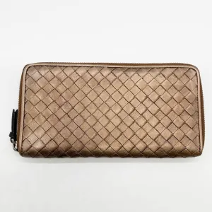 Bottega Veneta Leather Long Wallet (Bi-Fold) (Pre-Owned)