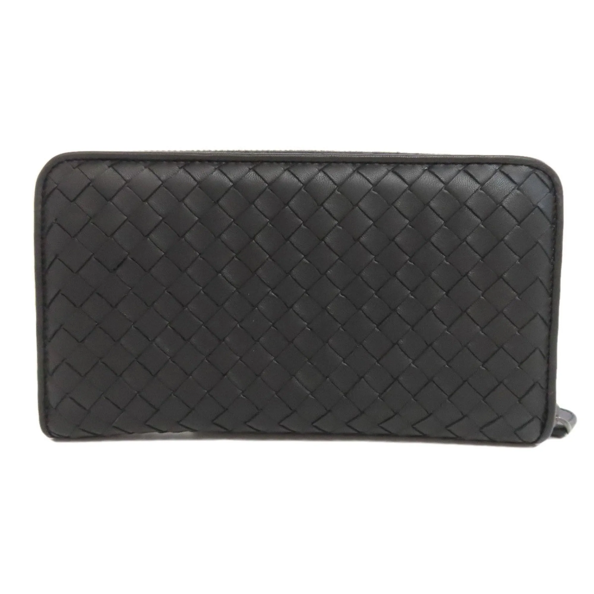 Bottega Veneta Leather Long Wallet (Bi-Fold) (Pre-Owned)