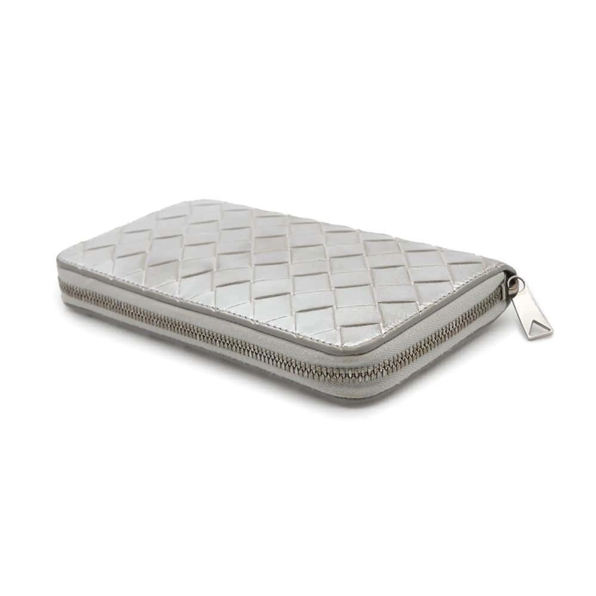 Bottega Veneta Leather Long Wallet (Bi-Fold) (Pre-Owned)