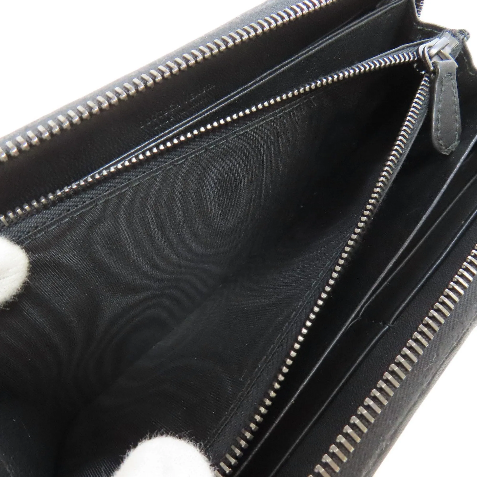 Bottega Veneta Leather Long Wallet (Bi-Fold) (Pre-Owned)