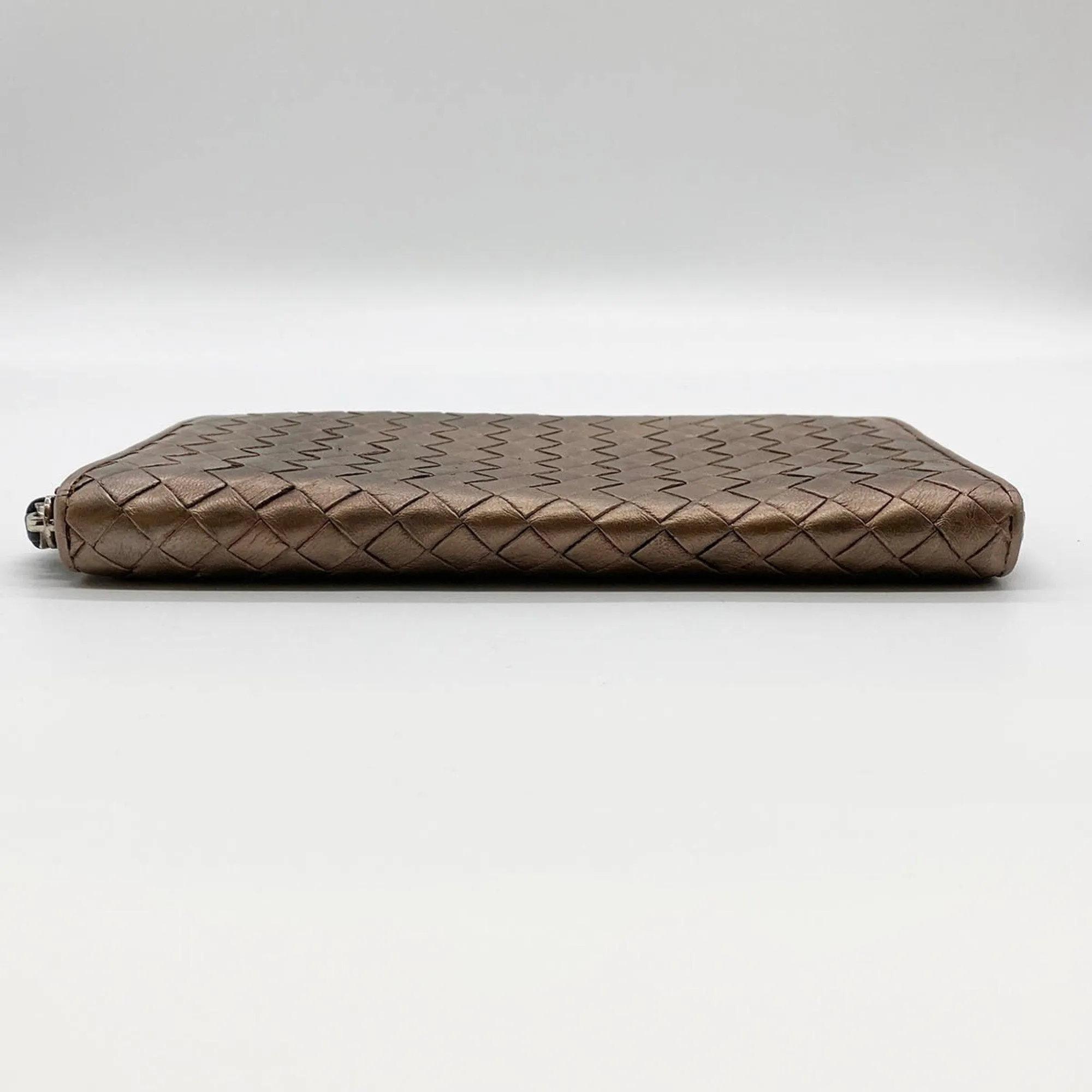 Bottega Veneta Leather Long Wallet (Bi-Fold) (Pre-Owned)