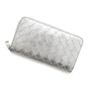 Bottega Veneta Leather Long Wallet (Bi-Fold) (Pre-Owned)