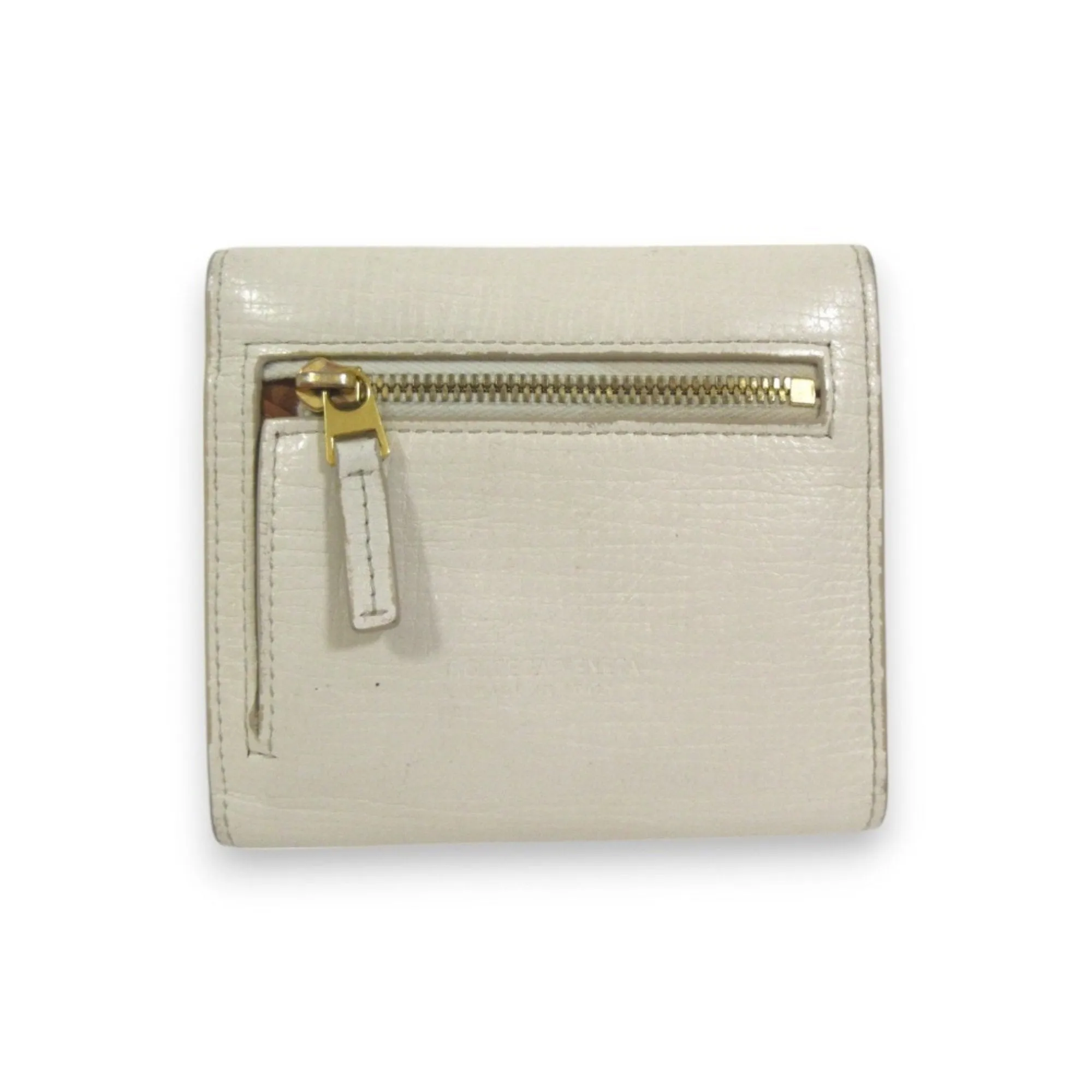 Bottega Veneta Leather Wallet (Tri-Fold) (Pre-Owned)