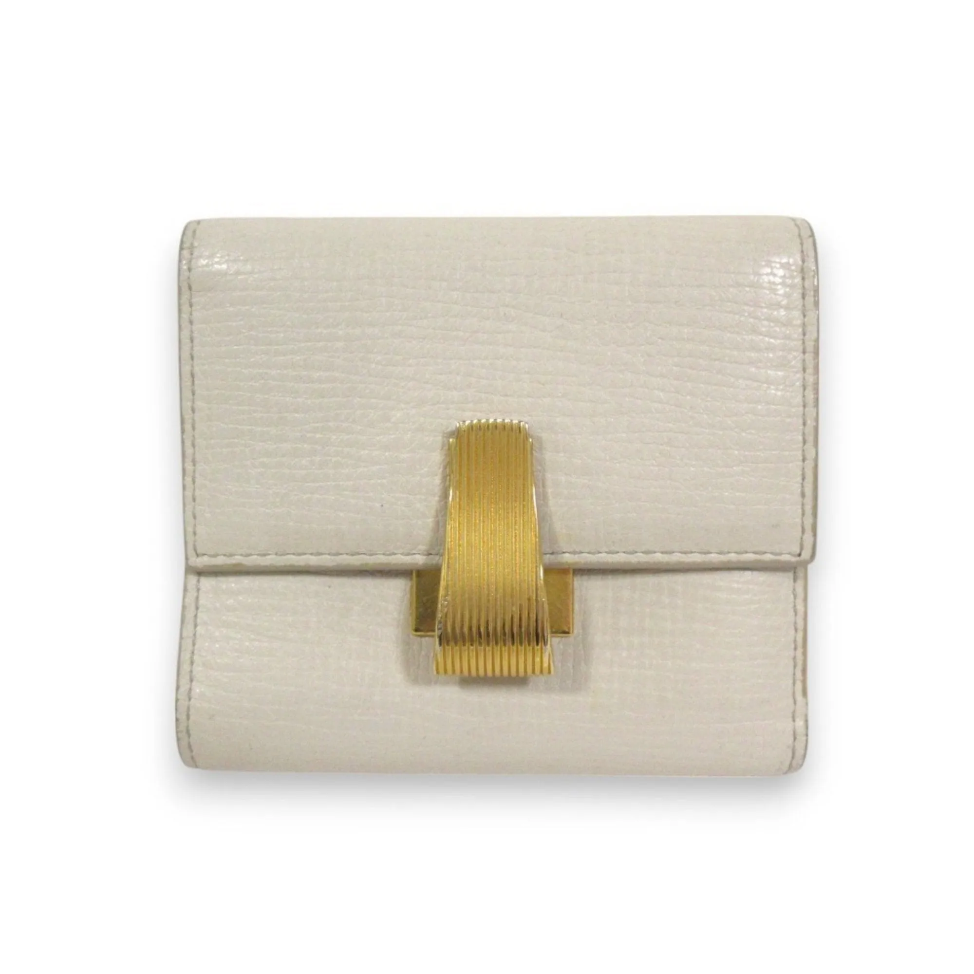 Bottega Veneta Leather Wallet (Tri-Fold) (Pre-Owned)