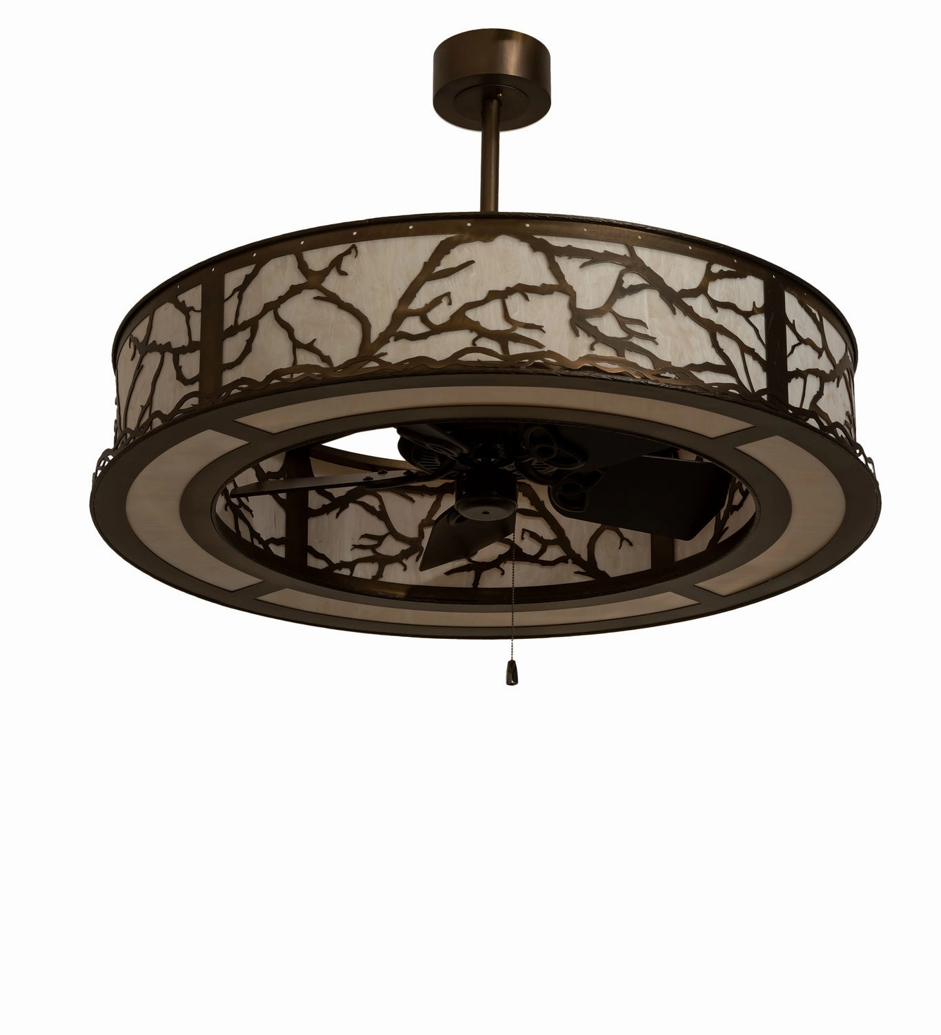 Branches Eight Light Chandel-Air Fandeliers at discount prices