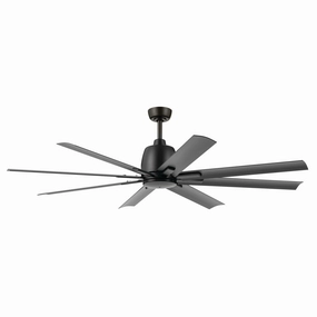 Breda 65"Ceiling Fan Satin Black Exterior Fans FANS clearance sale
