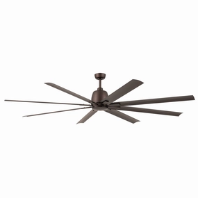 Breda 84"Ceiling Fan Satin Natural Bronze Large Fans FANS best price