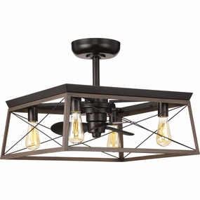 Briarwood 22"Ceiling Fan Antique Bronze Fandeliers FANS on sale now