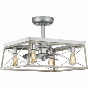 Briarwood 22"Ceiling Fan Galvanized Fandeliers FANS on sale now
