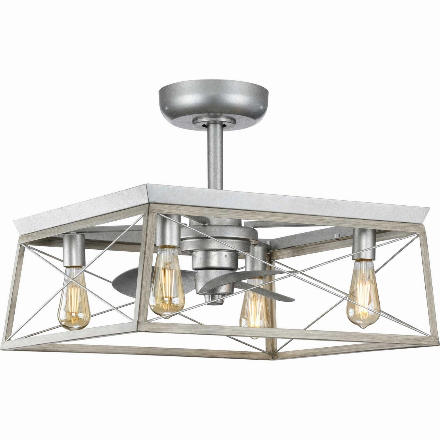 Briarwood 22"Ceiling Fan Galvanized Fandeliers at discount prices