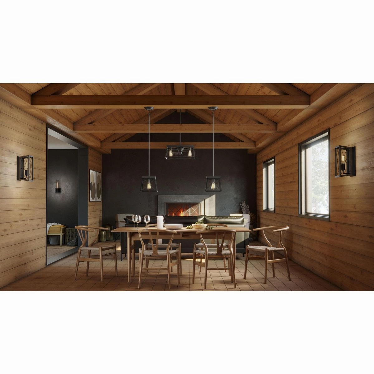 Briarwood 22"Ceiling Fan Matte Black Fandeliers at discount prices
