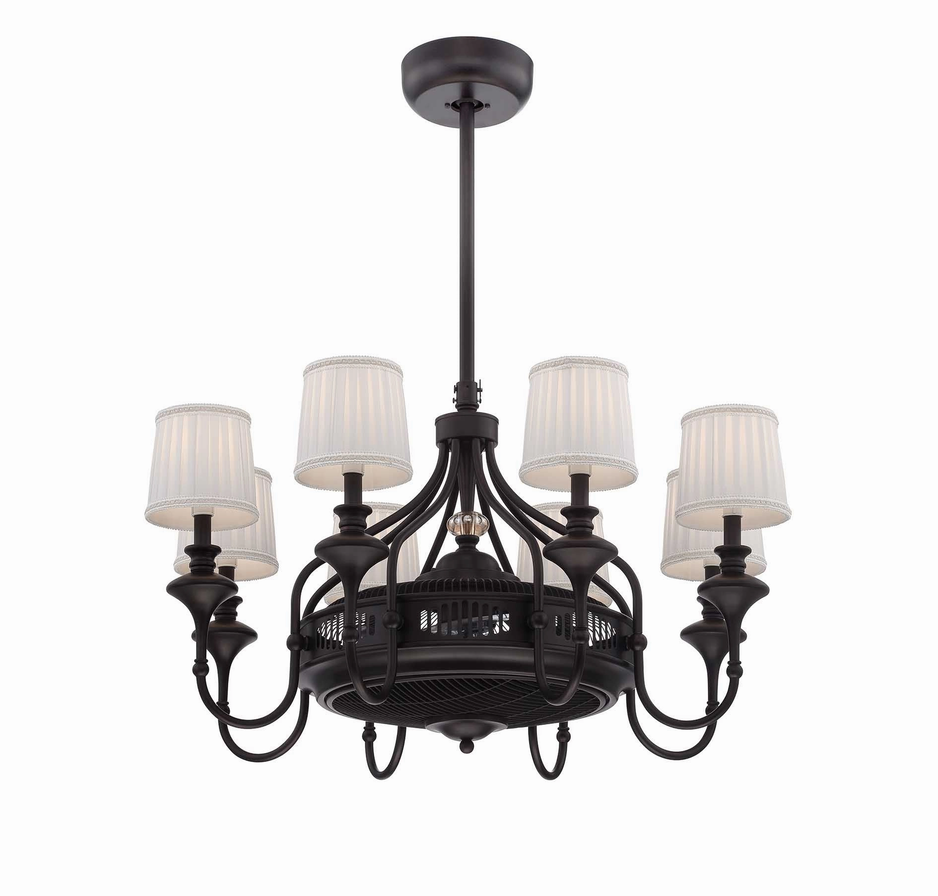 Brisa Eight Light Fan D'lier English Bronze Fandeliers FANS on sale now