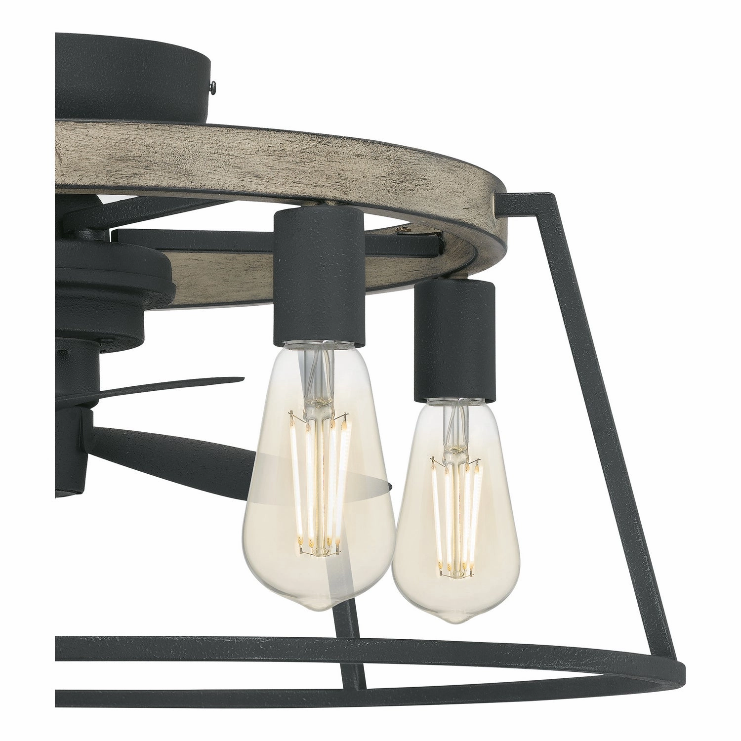 Brockton Five Light Fandelier Grey Ash Fandeliers at discount prices