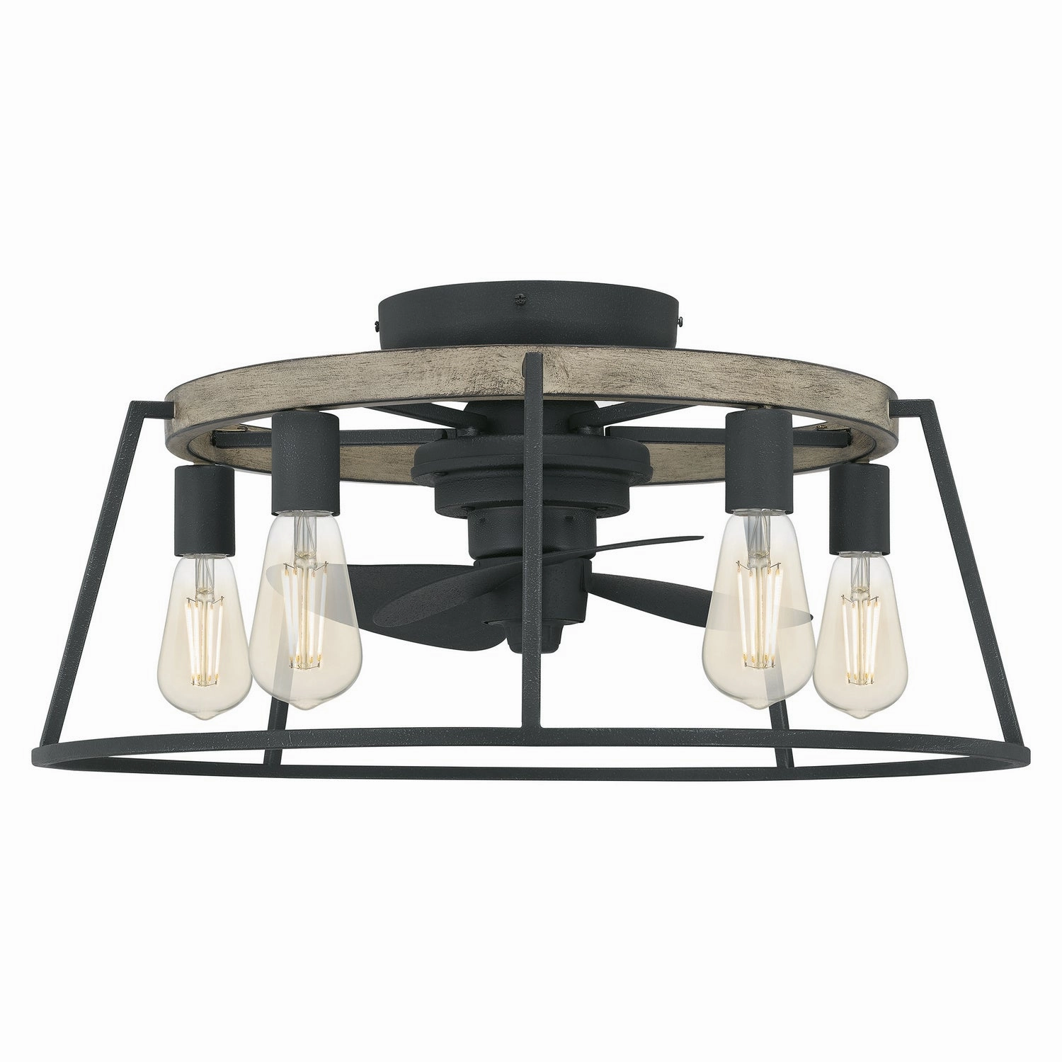Brockton Five Light Fandelier Grey Ash Fandeliers FANS on sale now