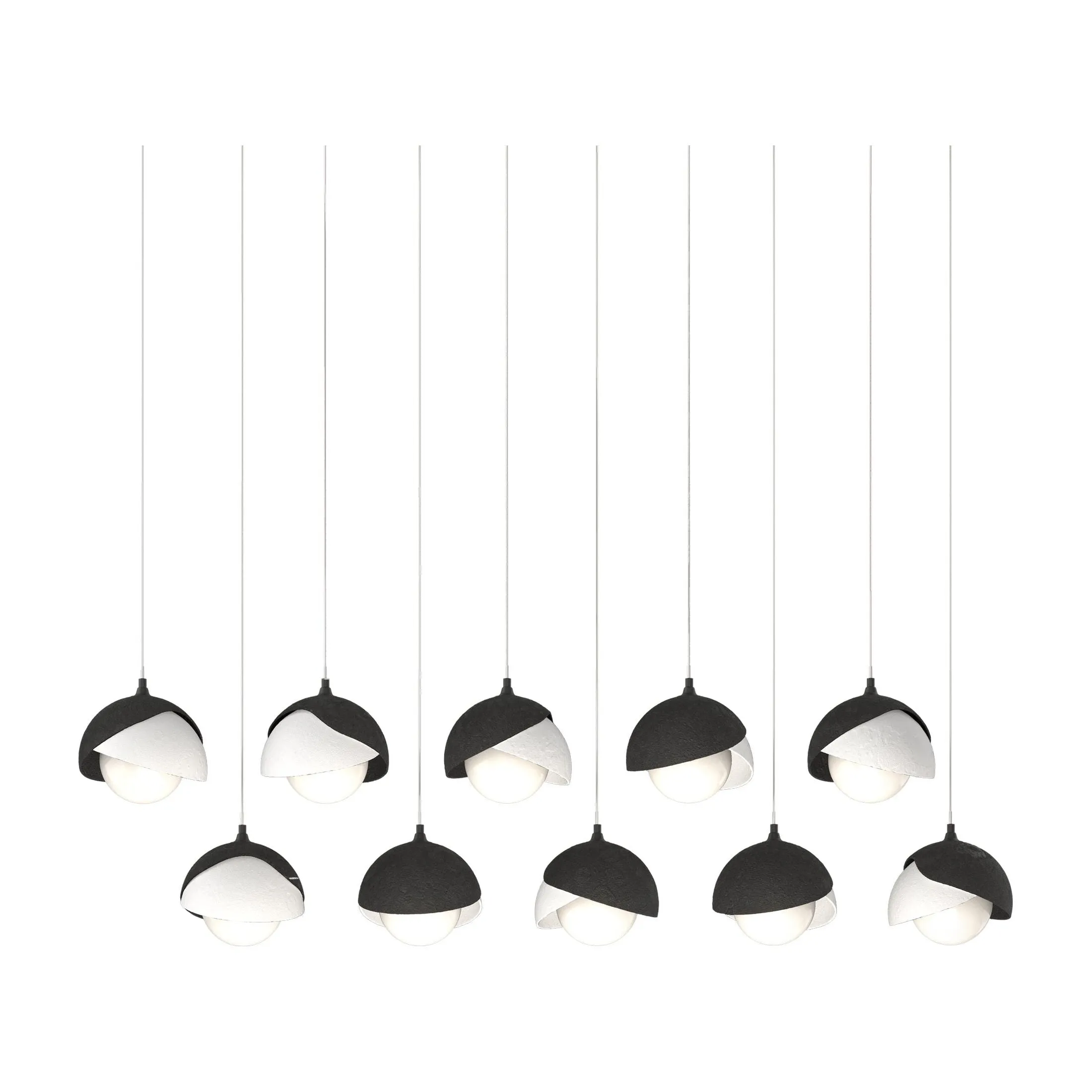 Brooklyn 10-Light Double Shade Pendant Bathroom Lighting top picks online