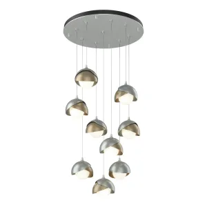Brooklyn 9-Light Double Shade Pendant Bathroom Lighting decor sale